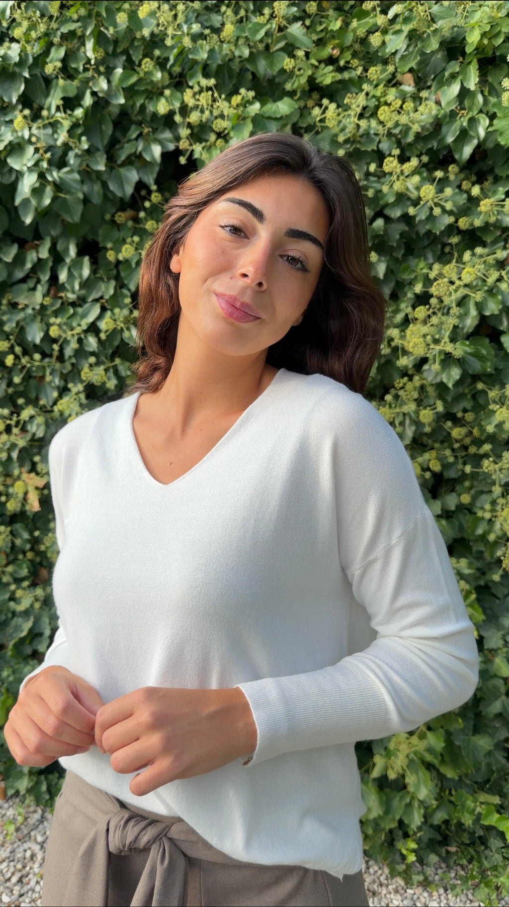 Jersey básico blanco