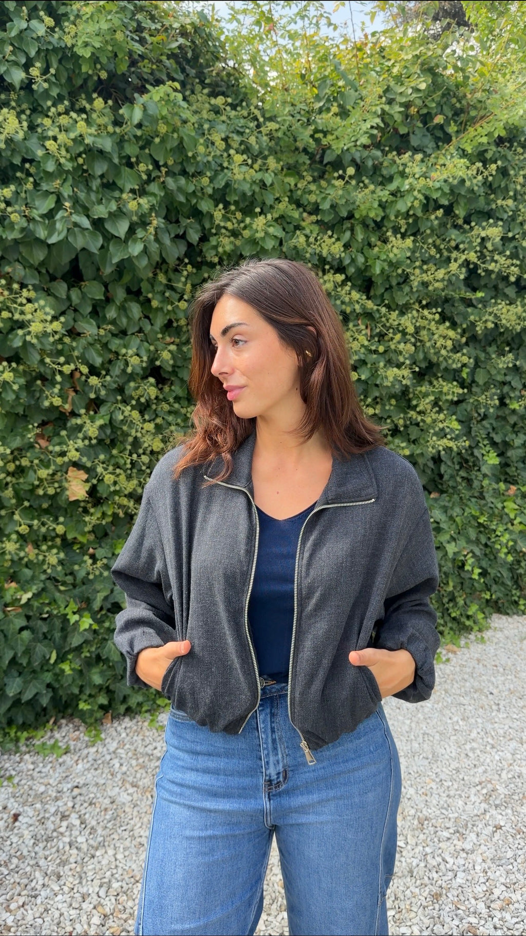 Bomber gris