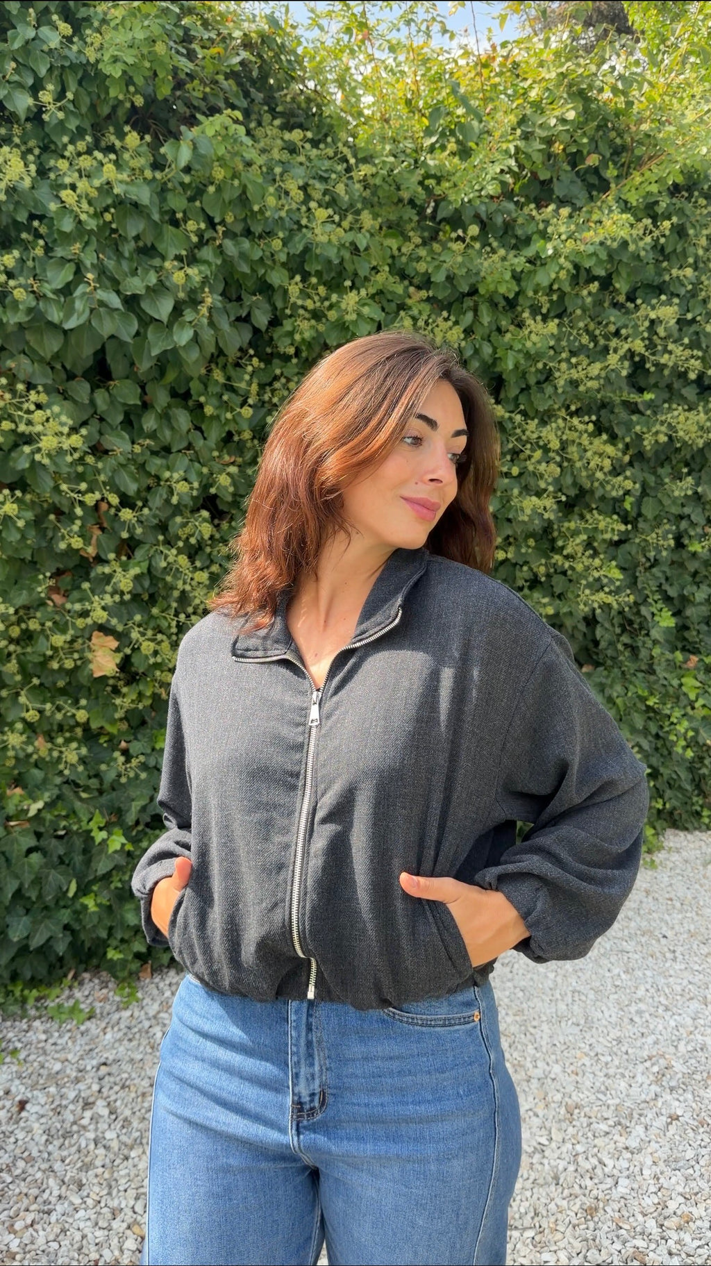 Bomber gris