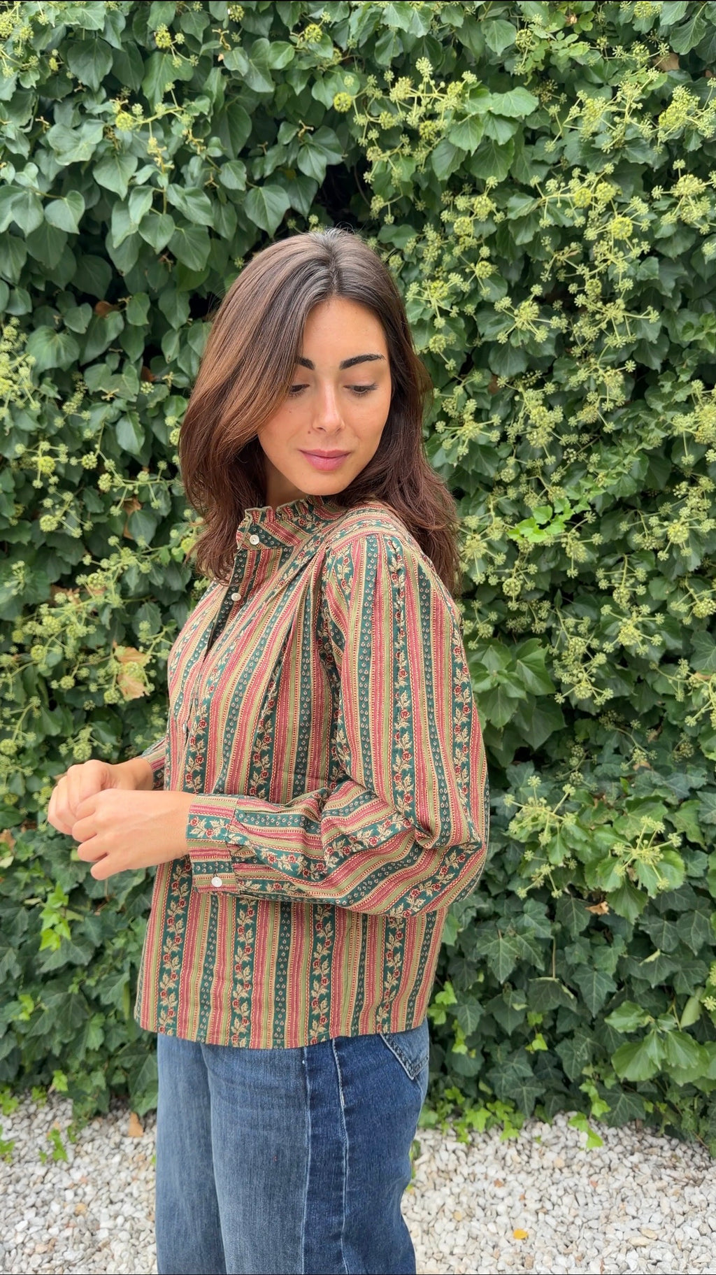 Camisa india verde