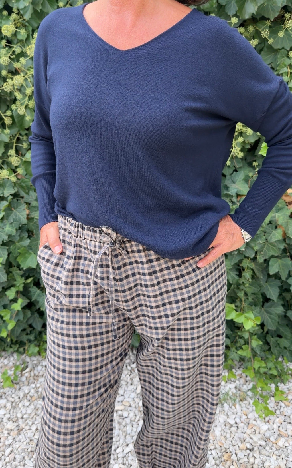 Jersey básico marino