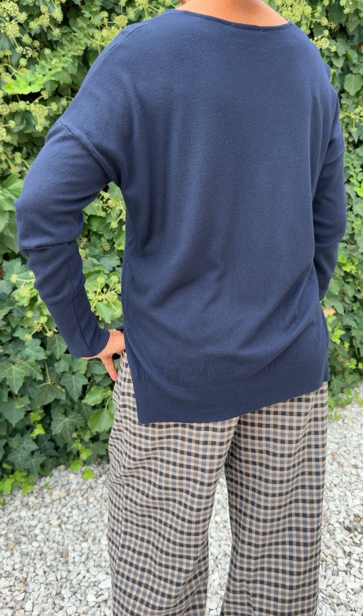 Jersey básico marino