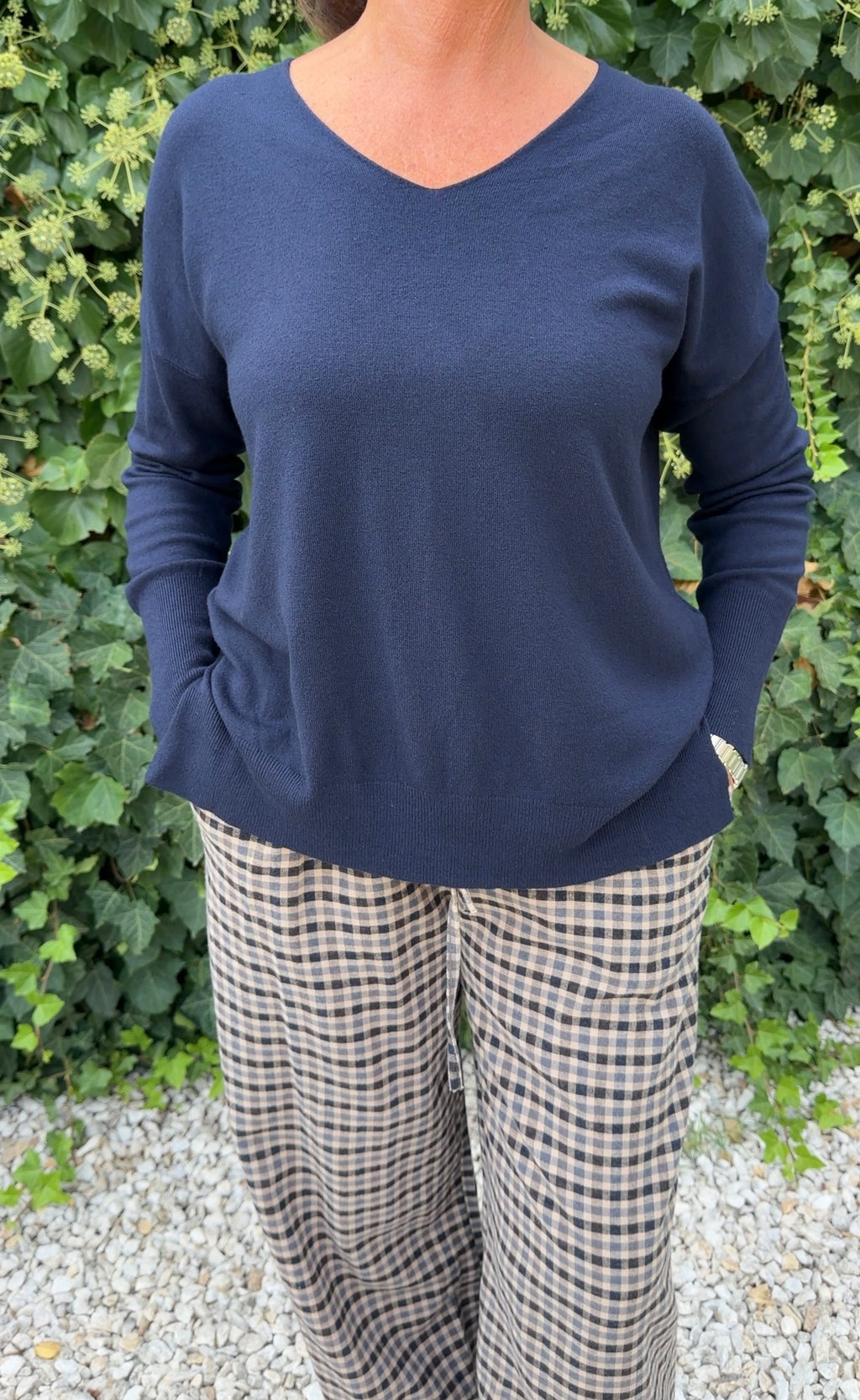 Jersey básico marino