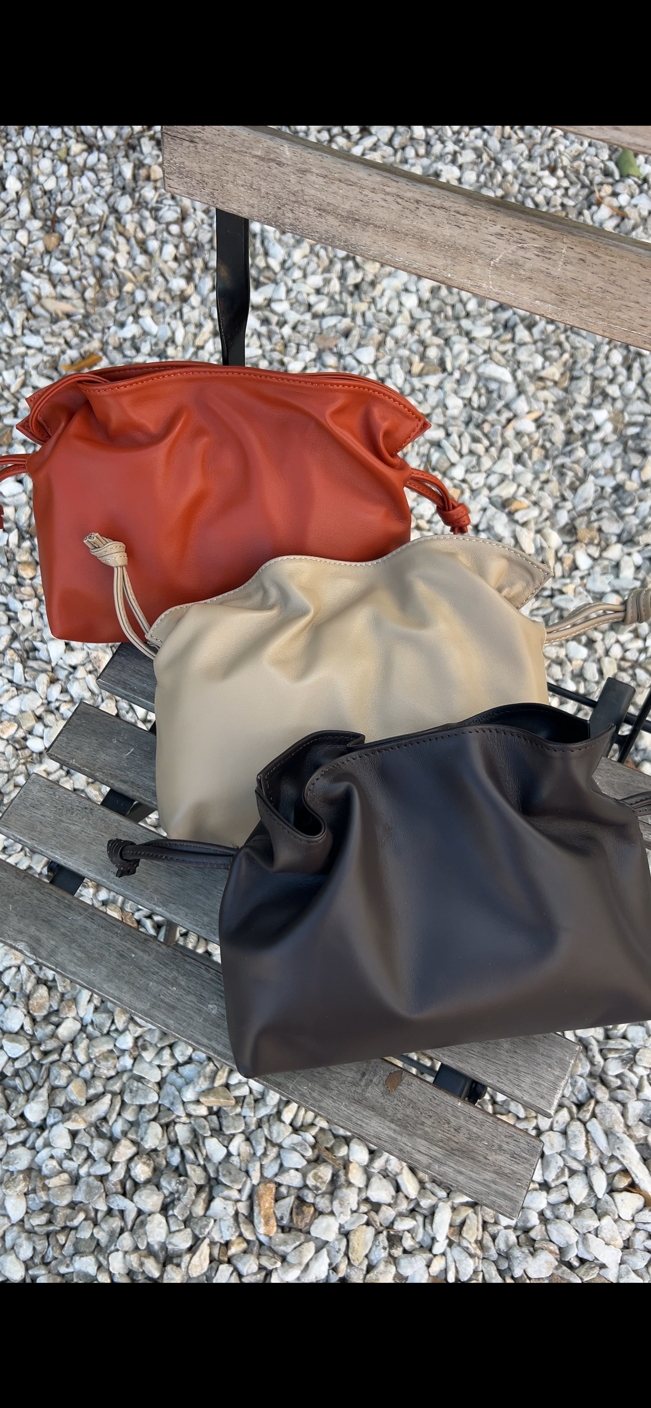 Bolso clutch piel